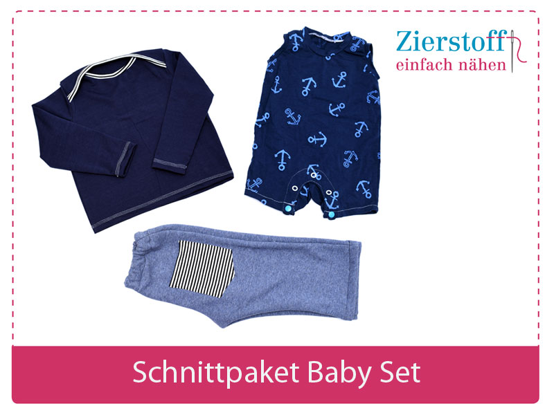 Schnittpaket! 3 Schnitte für Babys für 9,99 Euro inkl. Papierschnittmuster