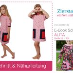 Kleid “ALITA” – Schnitt & E-Book, Gr 62 – 104 [Digital]