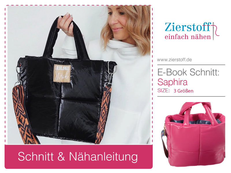 Puffer – Tasche “Saphira” – 3 Größen