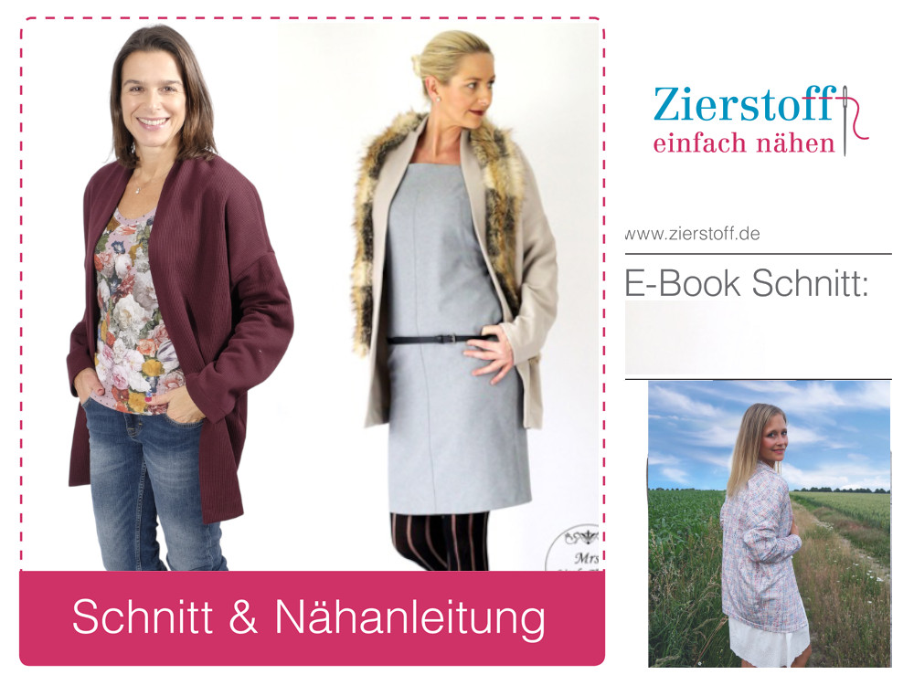 Jacke “EESKE”, Gr. 158 – Damengr. 46 – im trendigen O-Shape Look [Digital]