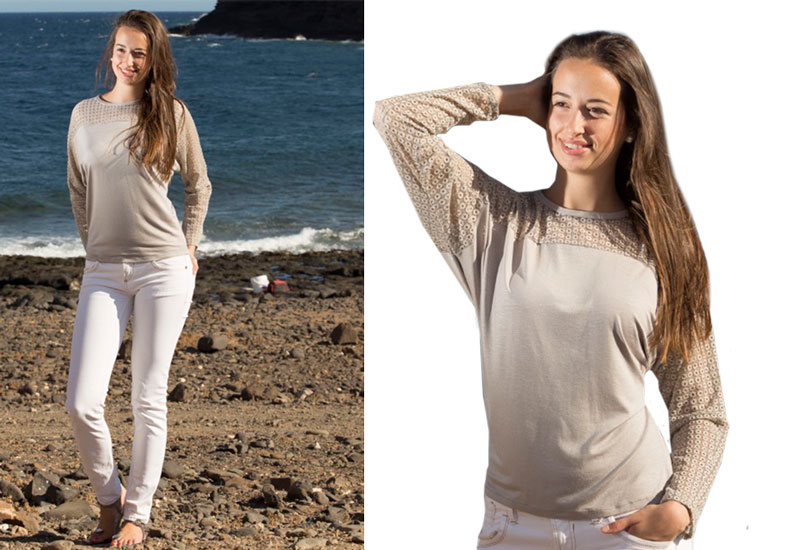 Schnittmuster auf Papier, Shirt “KLEA”, Gr. 158 – Damengr. 46 – Fledermausärmel