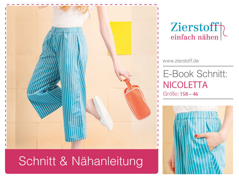 Hose, Culotte “NICOLETTA”, Gr. 158 – Damengr. 46 [Digital]