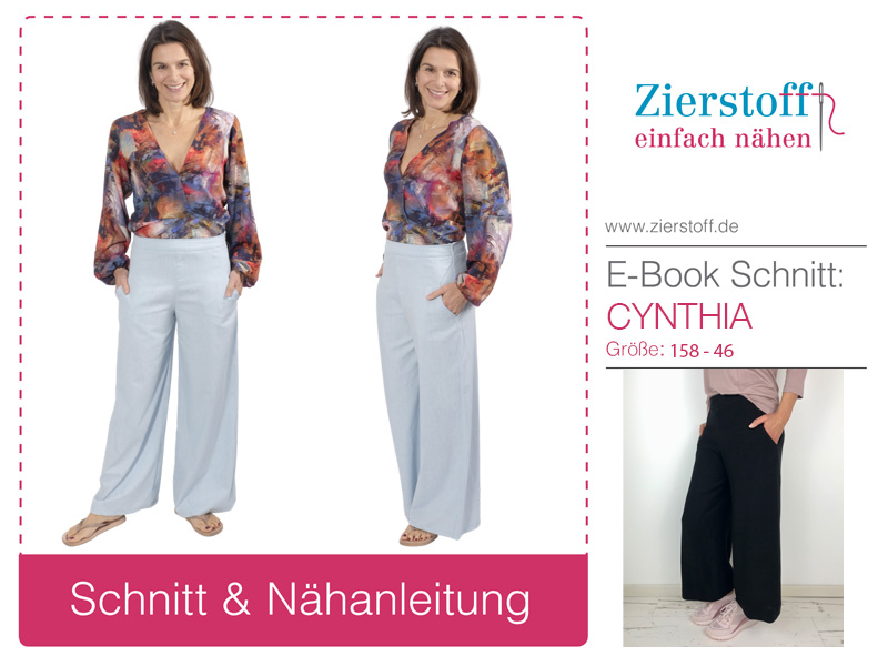 Hosenrock, Marlenehose “CYNTHIA”, Gr. 158 – Damengr. 46