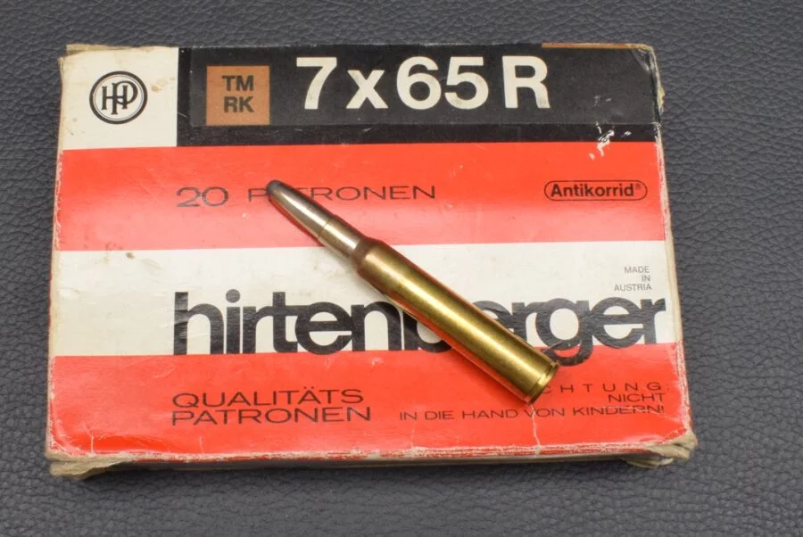 7x65R., Hirtenberger, 20 Patronen ,Teilmantel RK Geschoss, 11,2g/173gr. ,Neuware zum Sonderpreis !