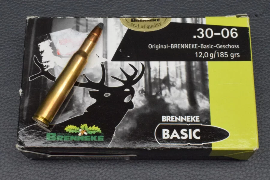 30-06, 20 Schuss Brenneke Basic, Kaliber .30-06 12,0g/185gr, zum Sonderpreis!