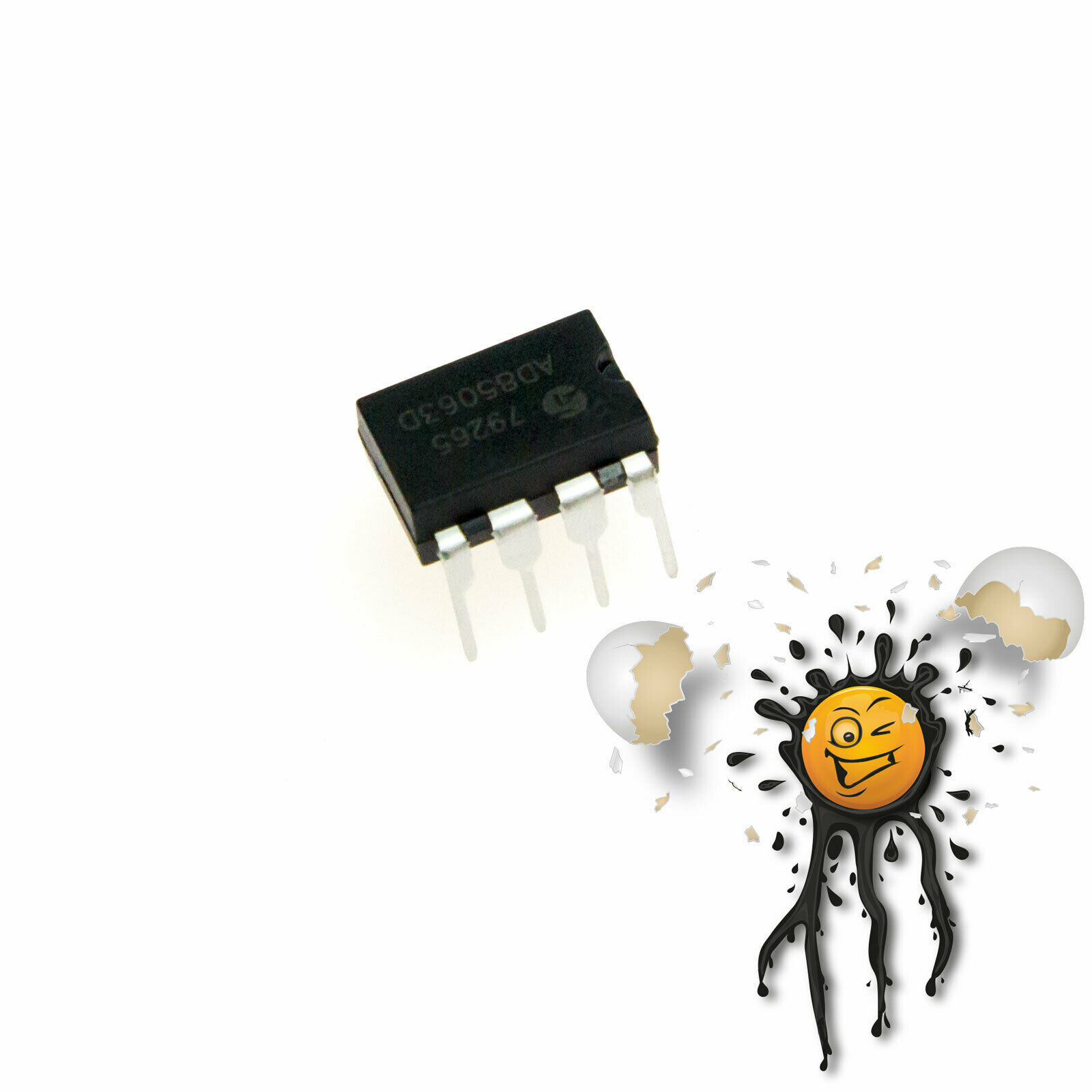 2 Stück / pcs. AD8506 Dual Zero Input Crossover DIP-8