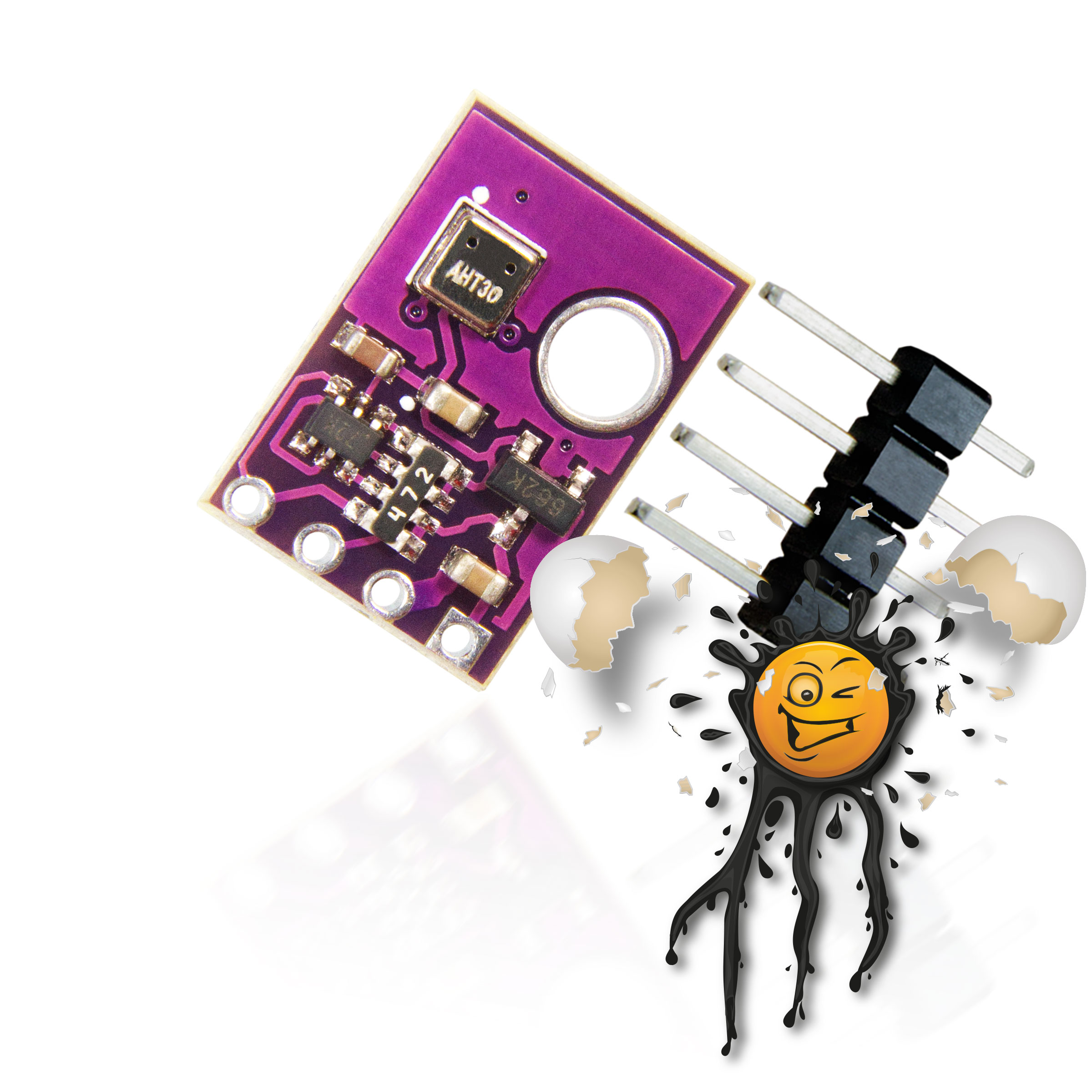 AOSONG ASAIR AHT30 Temperatur -40-+120°C Humidity Sensor