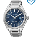 Citizen Super Titanium Herren Armbanduhr BM6930-57M Saphir Eco-Drive Herrenuhr