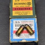 50 Patronen, Konvolut, Browning, Kal.9mm Kurz, VMJ, Sammler Munition