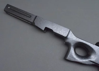 Steyr SSG 69, Target-Lochschaft, Holz, schwarz, verstellbarer Schaft