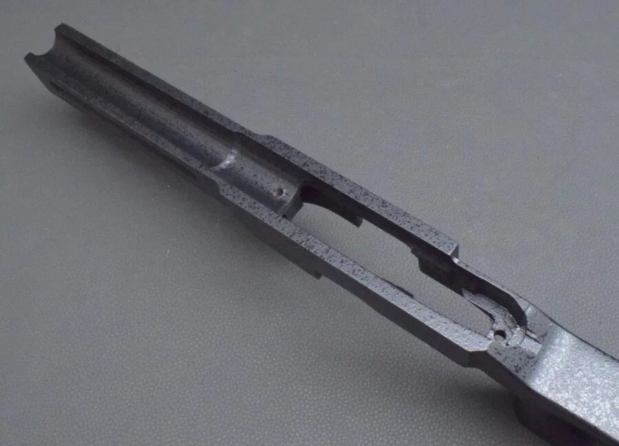 Steyr SSG 69, Target-Lochschaft, Holz, schwarz, verstellbarer Schaft – Bild 3