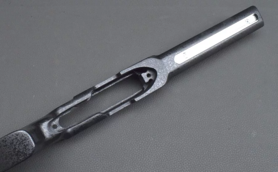 Steyr SSG 69, Target-Lochschaft, Holz, schwarz, verstellbarer Schaft – Bild 5