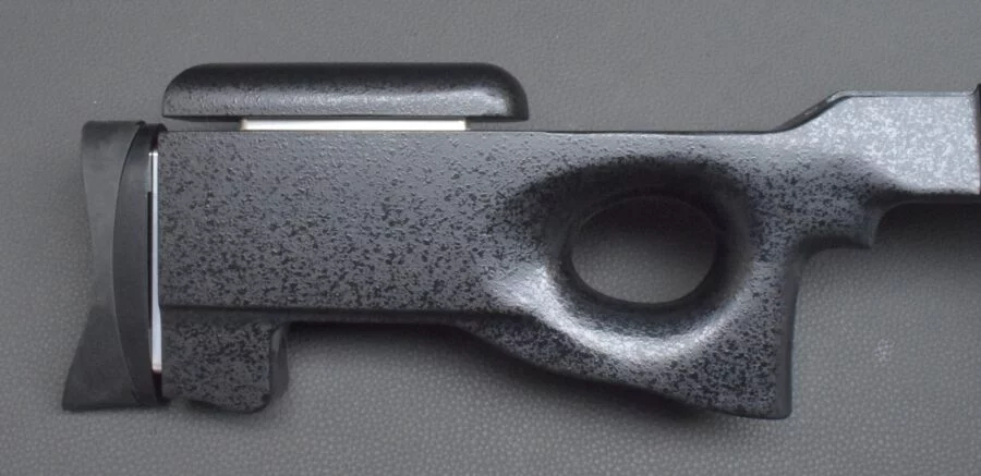 Steyr SSG 69, Target-Lochschaft, Holz, schwarz, verstellbarer Schaft – Bild 6