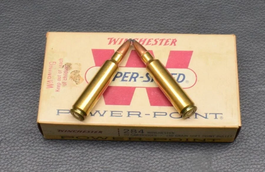 20 Patronen Winchester, Kal. 284 Win., SP, 9,7g/150gr, zum Sonderpreis!