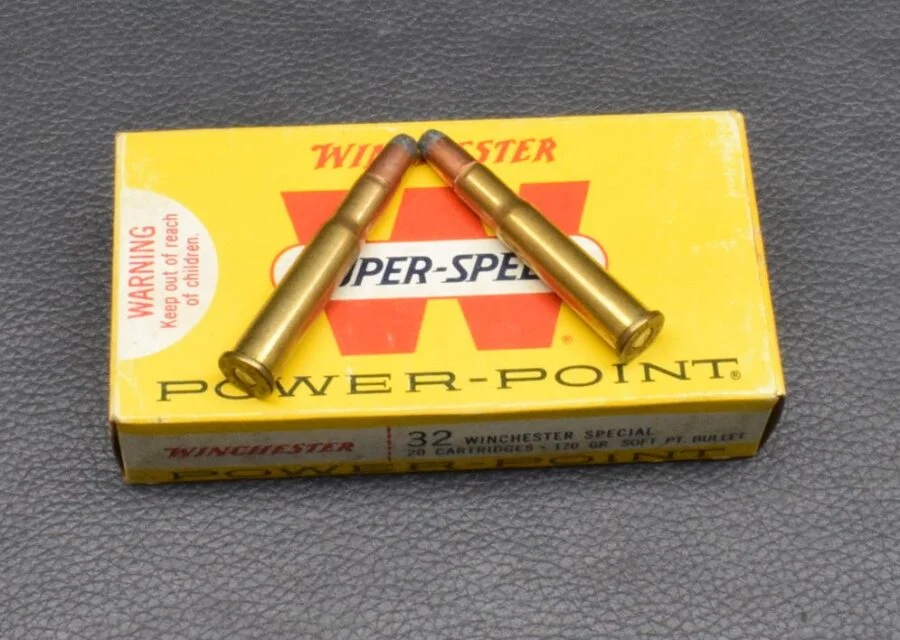 20 Patronen Winchester, Kal. 32 Win., SP, 11,0g/170gr, zum Sonderpreis!