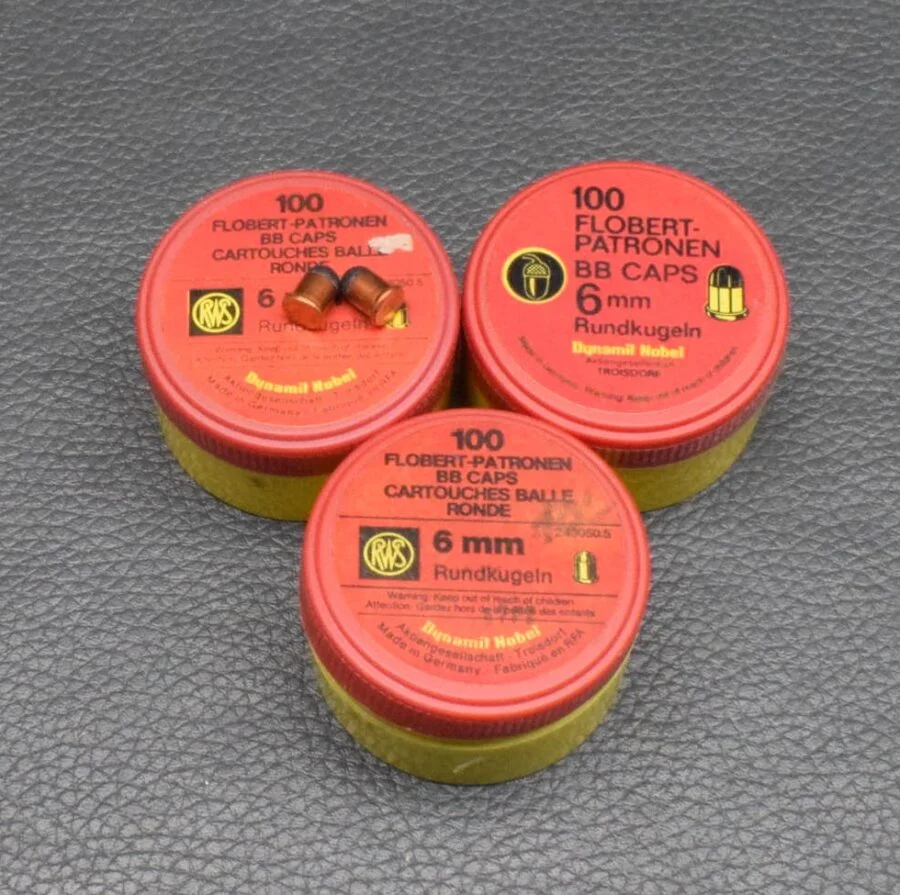 300 Patronen RWS, Kal. 6mm Flobert, Rundkugeln, zum Sonderpreis!
