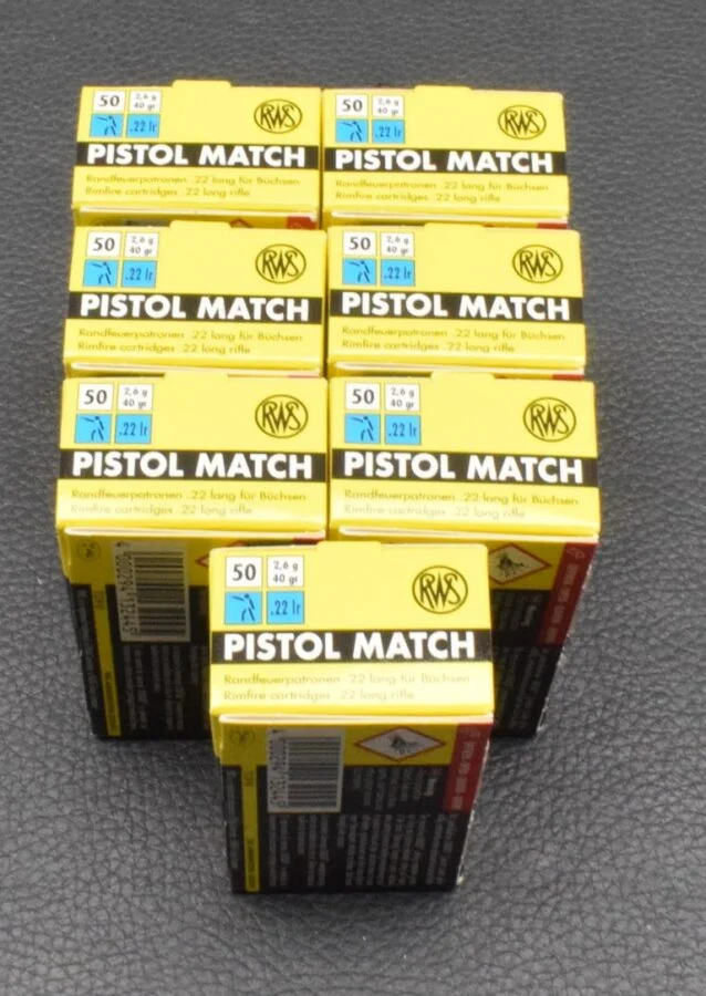 22lr., 350 Patronen, RWS, Pistol Match, Professional Line, 2,6g/40gr, zum Sonderpreis! – Bild 4