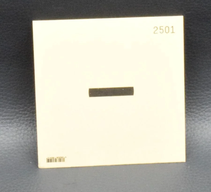 1000 Braun LG Kontrollscheiben, 10x10cm, 5,5mm Balken, fortlaufend nummeriert, zum Sonderpreis !