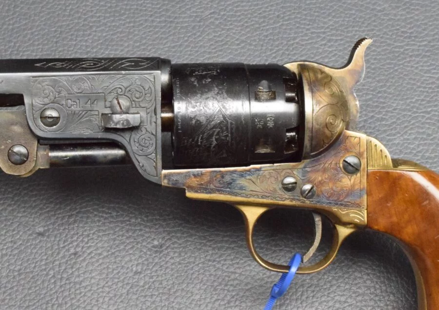 Colt Navy 1851, Kaliber 44, graviert, Hersteller FAP – Bild 4