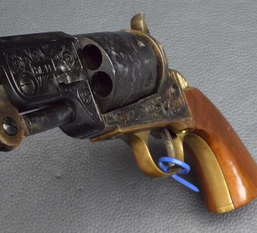 Colt Navy 1851, Kaliber 44, graviert, Hersteller FAP – Bild 7