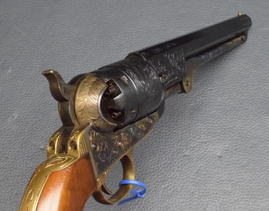 Colt Navy 1851, Kaliber 44, graviert, Hersteller FAP – Bild 8