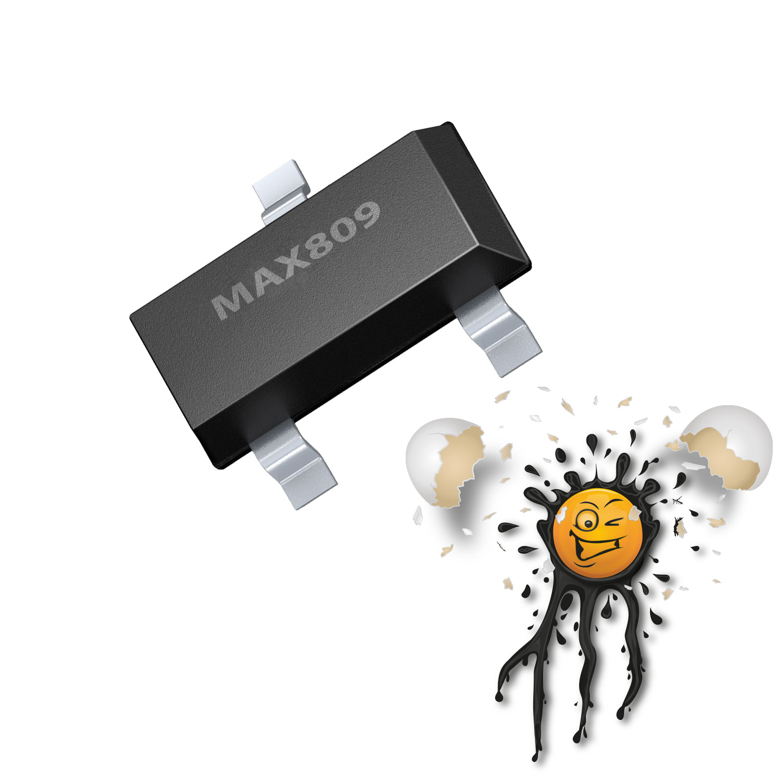 5 Stück / pcs. MAX809 Microprocessor