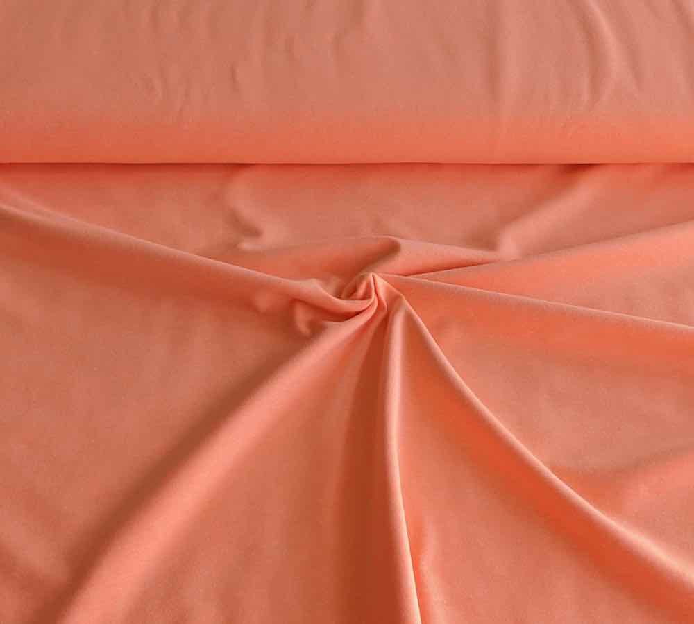 Jersey, unifarben Neon Orange Melange