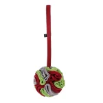 Fleece-Ball-Tauziehspielzeug für Hunde, mit Griff, 40 cm