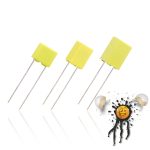 2 x Polypropylene Film Kondensator 63V 100nF-1uF