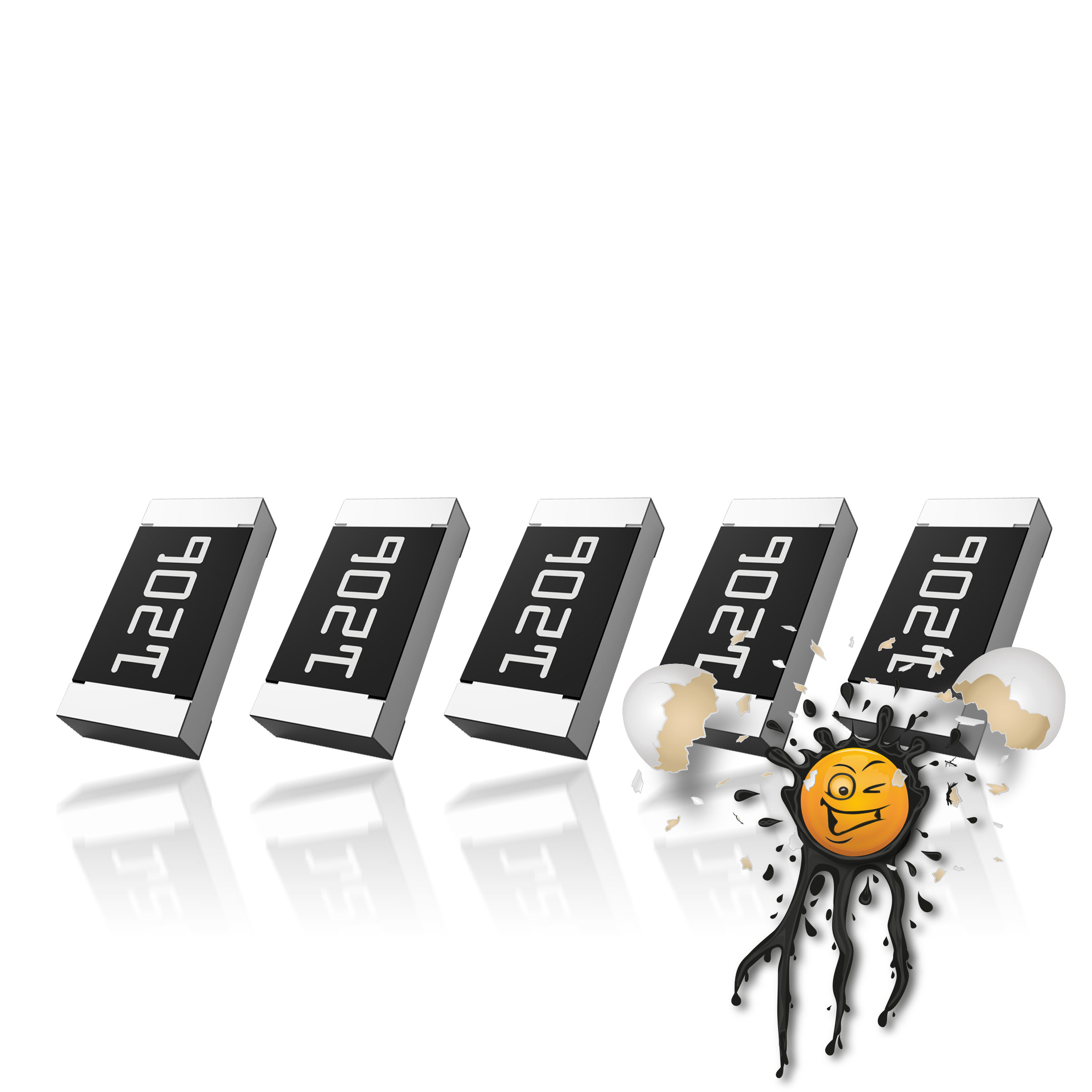 5 x SMD Ferrite Perle Magnetic Bead 1206 GZ3216 10R-2500R