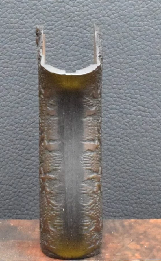 Smith & Wesson 5906, Ausführung 5, Schlangenhautoptik, Nußbaum – Bild 3