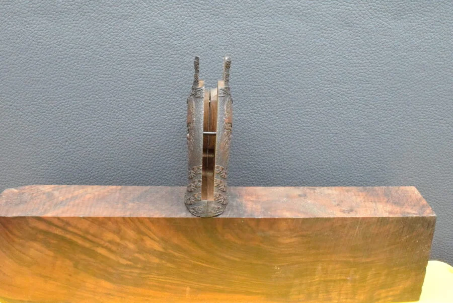 Smith &Wesson K-L Frame, Ausführung 26,Wikinger, squarebutt, Nußbaum – Bild 6