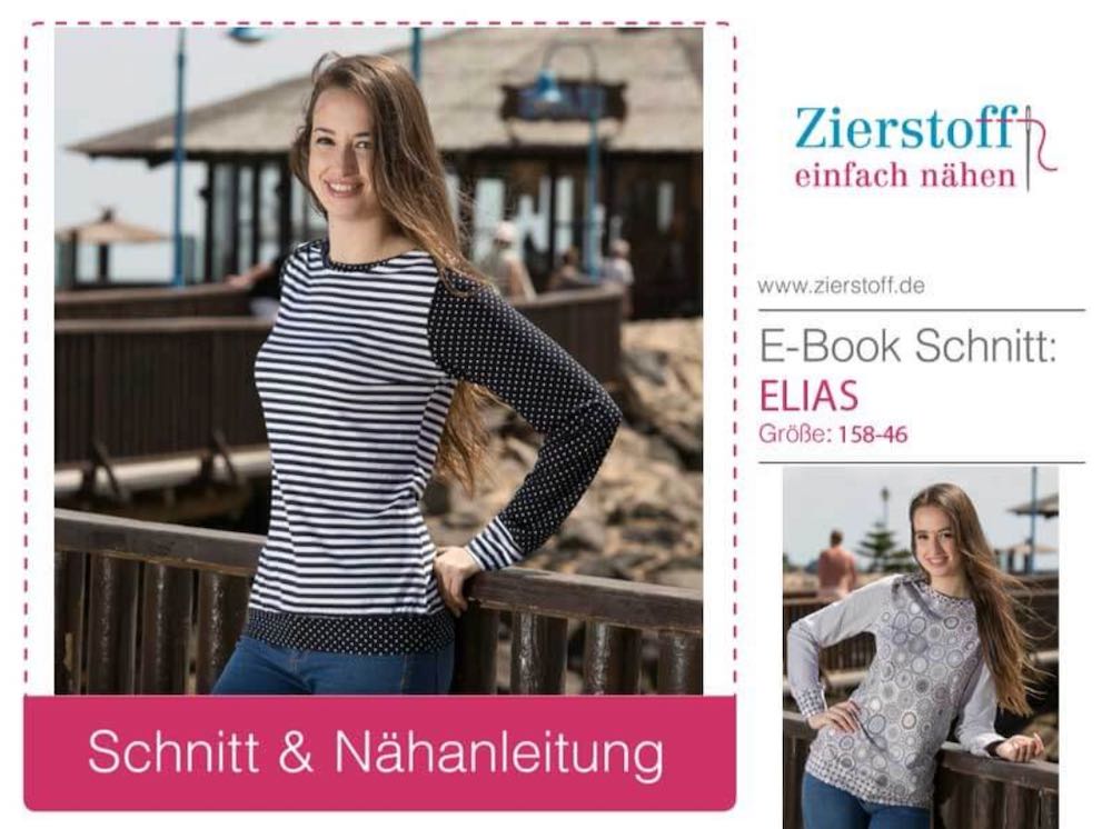 Shirt mit amerikanischem Ausschnitt “ELIAS”, Gr. 158 – Damengr. 46 – Taillierte Form [Digital]