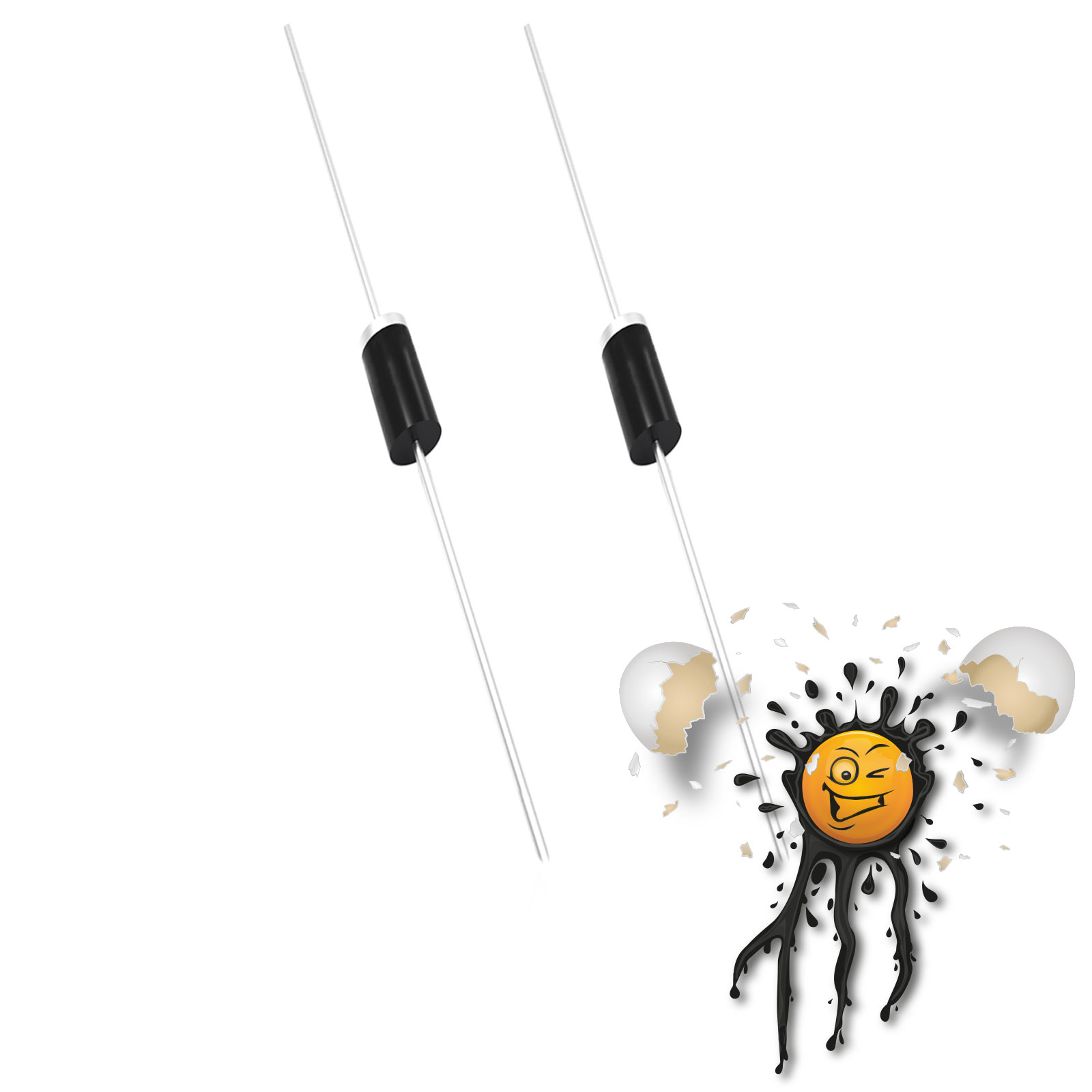 2 x DO201AD TVS Diode 1.5KE