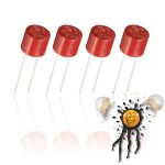 4 x TR5 THT Miniatur Kondensator Sicherung Littelfuse Capacitor Fuse 250V Träge/Slow round T2A