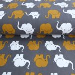 Jersey, Elefantenparade in Senf / Grau