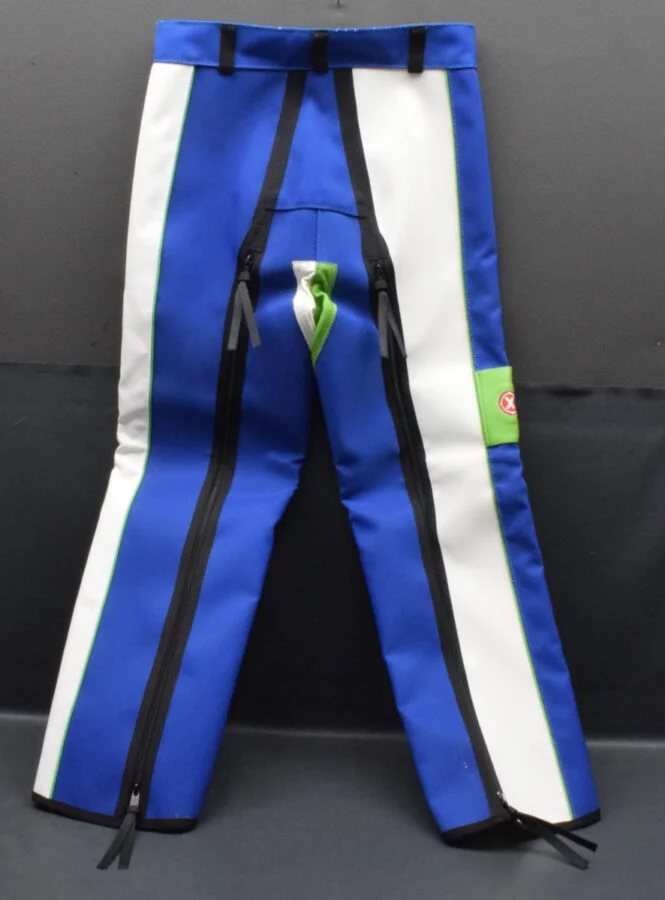 ahg-Anschütz Evotop, Schießhose, Größe 50 Herren, grün-blau, zum Sonderpreis – Bild 4