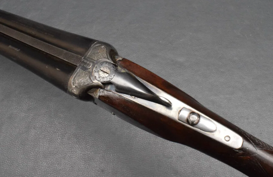 Aya Habicht Doppelflinte Kaliber 16/70, LL 70cm, DA, gut – Bild 3