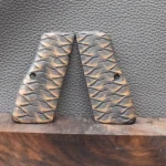 FN Browning High Power, Motiv Wellen, MAK-Grips, Walnuss, Neuware zum Sonderpreis!