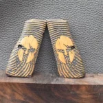 FN Browning High Power,Maske mit schwarzen Wellen, MAK-Grips, Walnuss, Neuware zum Sonderpreis!