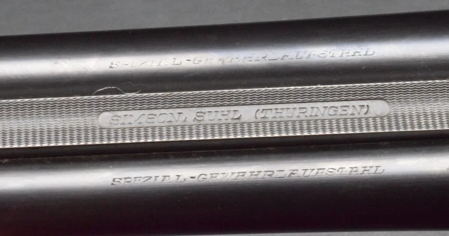 Simson Suhl Doppelflinte Kaliber 16/70 Nitro , LL 70cm, DA, gut – Bild 5