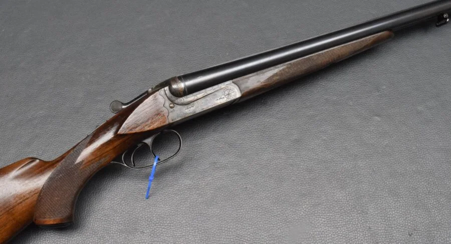 Simson Suhl Doppelflinte Kaliber 16/70 Nitro , LL 70cm, DA, gut – Bild 6