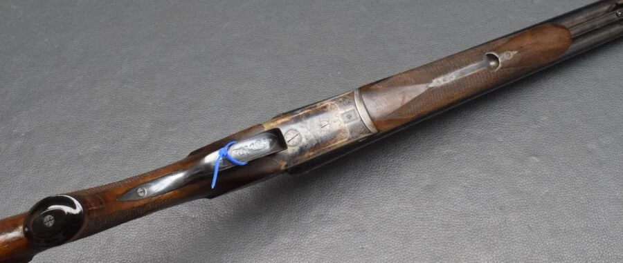 Simson Suhl Doppelflinte Kaliber 16/70 Nitro , LL 70cm, DA, gut – Bild 7