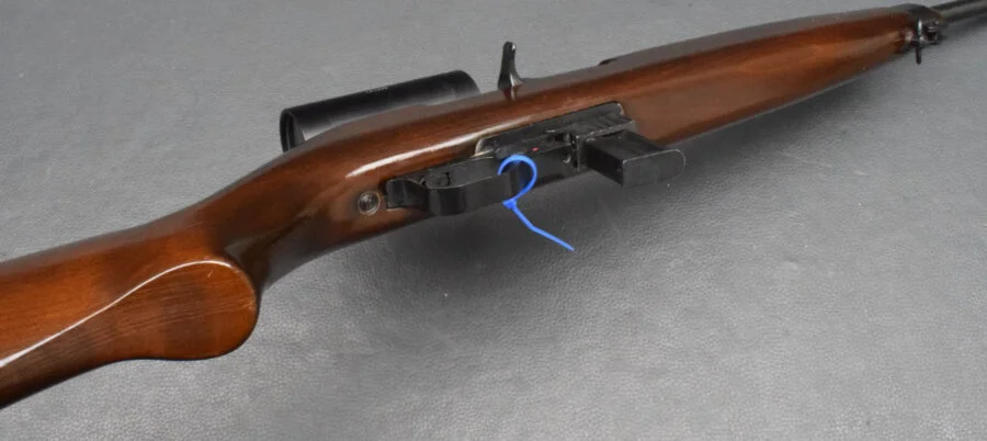 Erma EGM1 Modell 70, SL-Büchse, Kaliber 22lfB, 10er Magazin, mit N&S Red Dot, gut – Bild 6