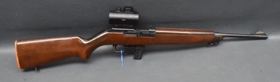 Erma EGM1 Modell 70, SL-Büchse, Kaliber 22lfB, 10er Magazin, mit N&S Red Dot, gut – Bild 8