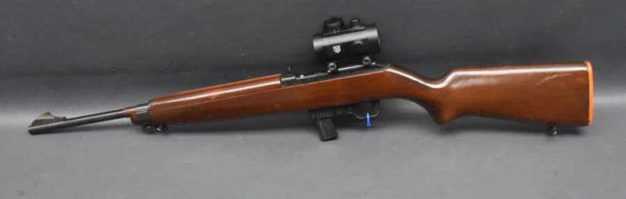 Erma EGM1 Modell 70, SL-Büchse, Kaliber 22lfB, 10er Magazin, mit N&S Red Dot, gut – Bild 9