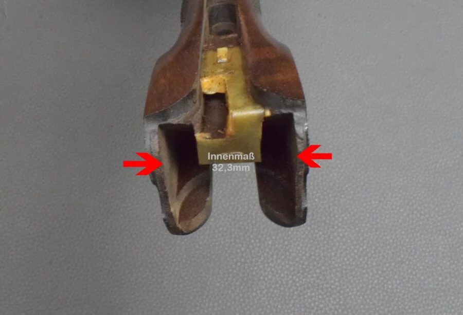 Merkel Doppelflinte 40E, Hinterschaft, Neuware – Bild 9