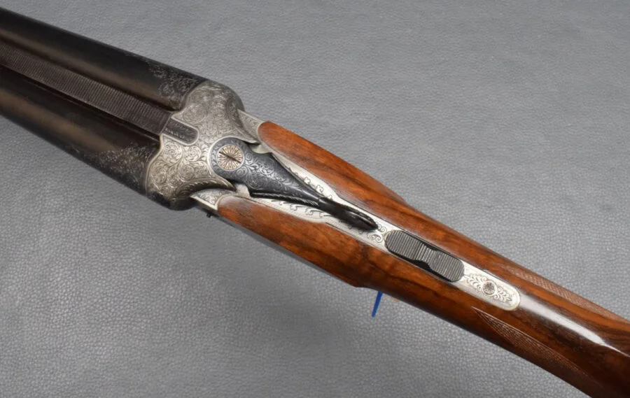 Merkel Suhl, Luxus- Doppelflinte Modell 8, Kaliber 16/70, NEU aus Sammlung – Bild 3