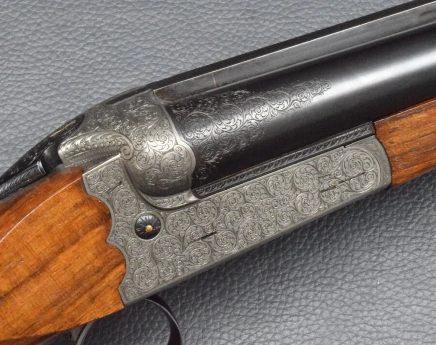 Merkel Suhl, Luxus- Doppelflinte Modell 8, Kaliber 16/70, NEU aus Sammlung – Bild 5