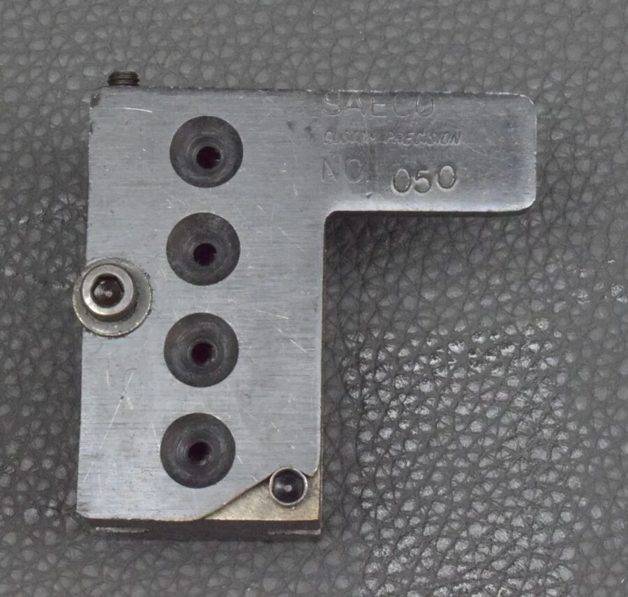 Saeco 4-fach Gießkokille Kaliber.357Mag/38Spec, .148 grain, Semi-Wadcutter , zum Sonderpreis!